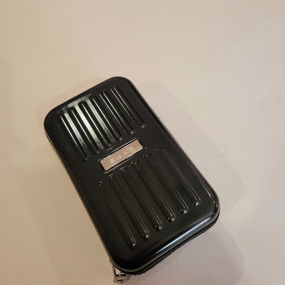 Salvatore Ferragamo EVA AIR Mini Black Zip Travel Case Amenity Toiletry pouch - Picture 8 of 11